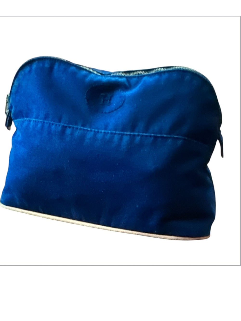 Hermes Blue Toiletry Bag